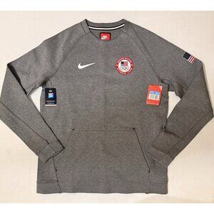NWT Nike Team USA 2016 Olympics Tech Fleece Sweatshirt Size Medium Mens